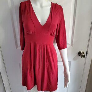 Express Red Formal Blouse Top